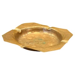 Arts & Crafts Style Hammered Copper Ashtray