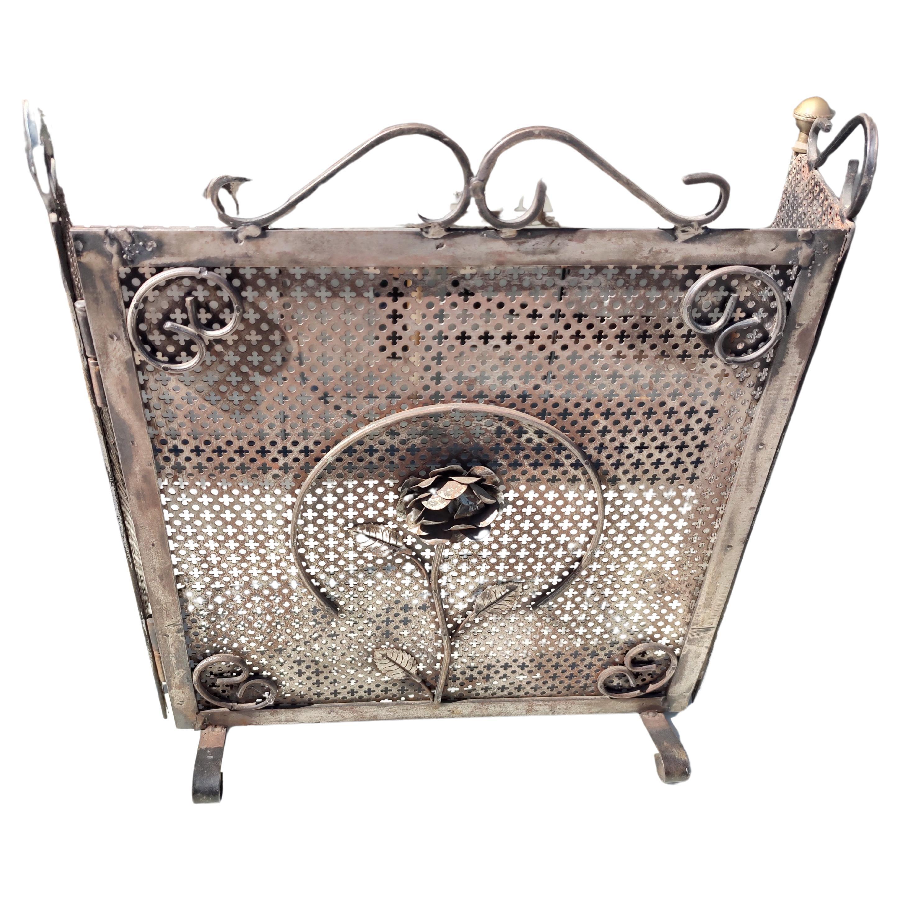 Americano Paravento per caminetto Petite in stile Arts & Crafts in vendita