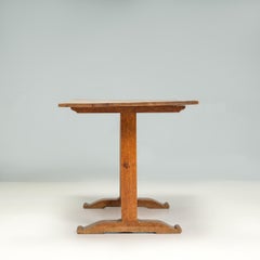 Arts & Craft Stil Refektorium Esstisch aus Holz Rechteckig