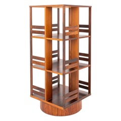 Arts 
Crafts Style Revolving Bookcase, 21st C