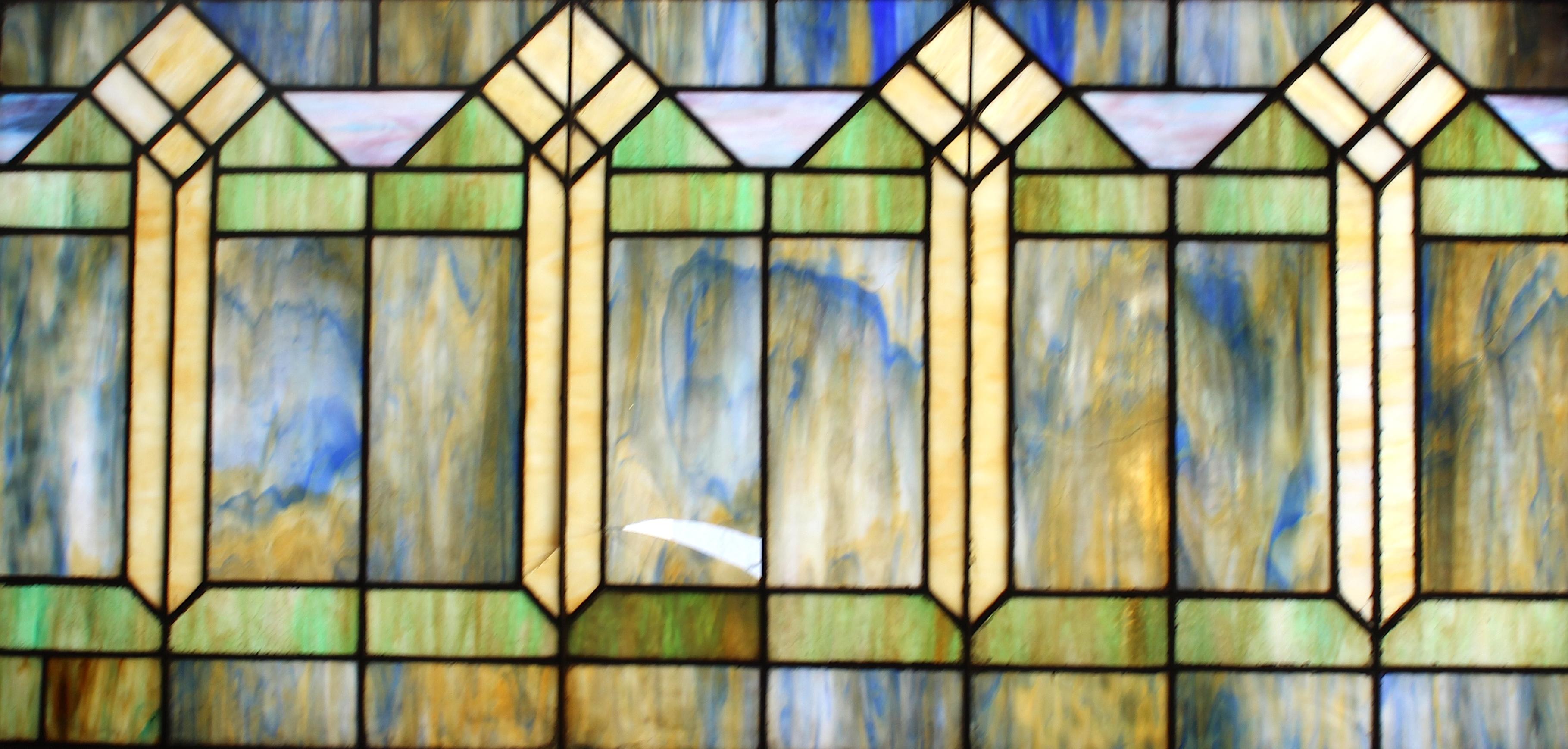 Vidriera de estilo Arts & Crafts 55