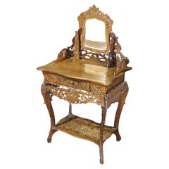 Antique Arts & Crafts Style Vanity