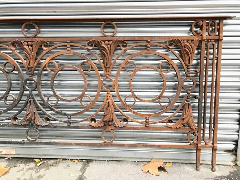 Arts and Crafts Style Victorian Decorative Cast Iron ...