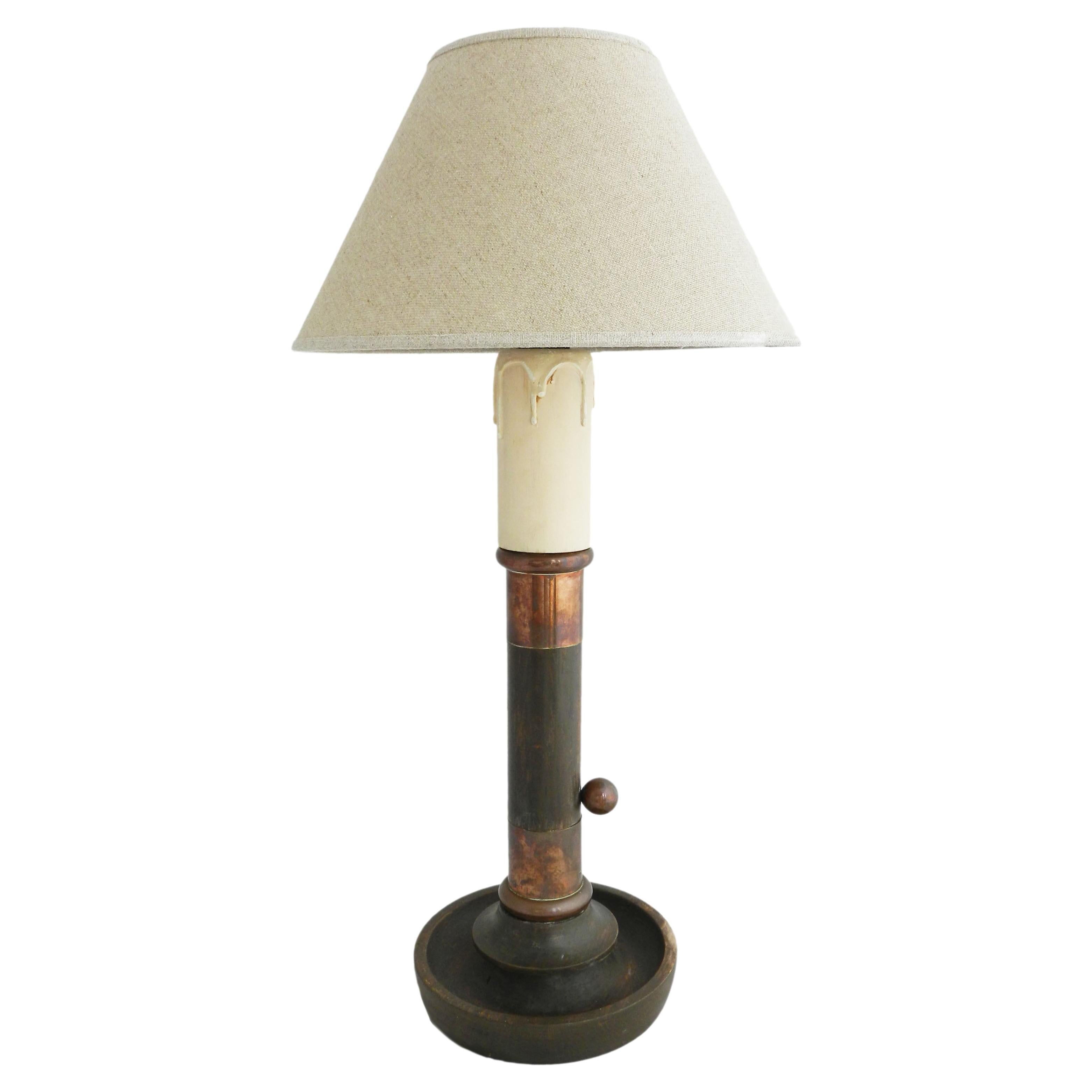 Arts & Crafts Table Lamp  For Sale
