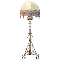 Arts & Crafts Telescopic Standard Lamp