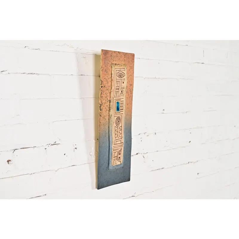 Arts & Crafts Troika Pottery Ceramic Wall Art Bon état - En vente à South Bend, IN