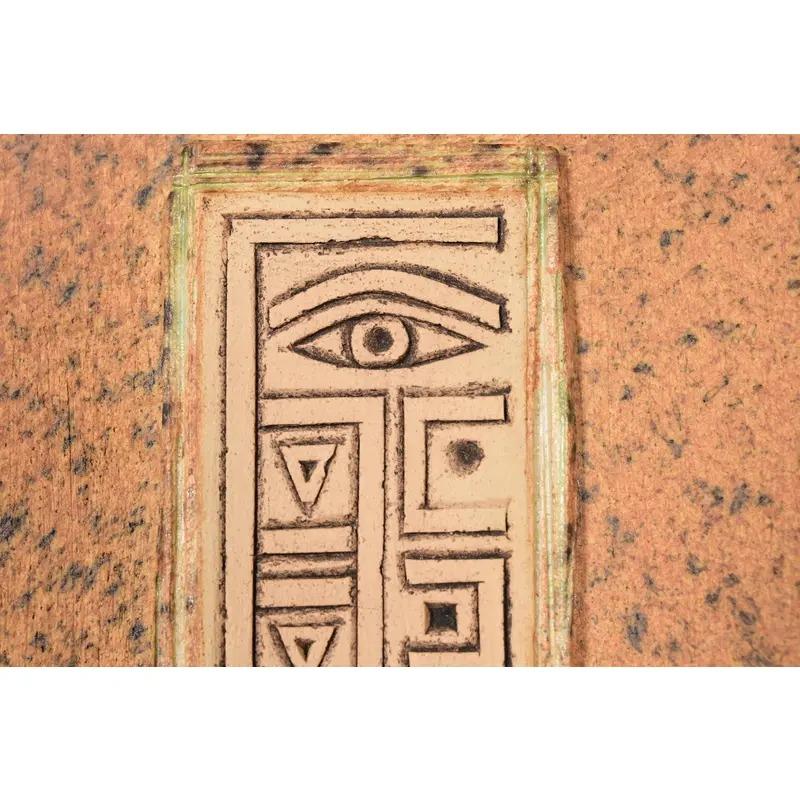 20ième siècle Arts & Crafts Troika Pottery Ceramic Wall Art en vente