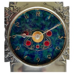 Arts & Crafts 'Tudric' Clock by Archibald Knox for Liberty & Co