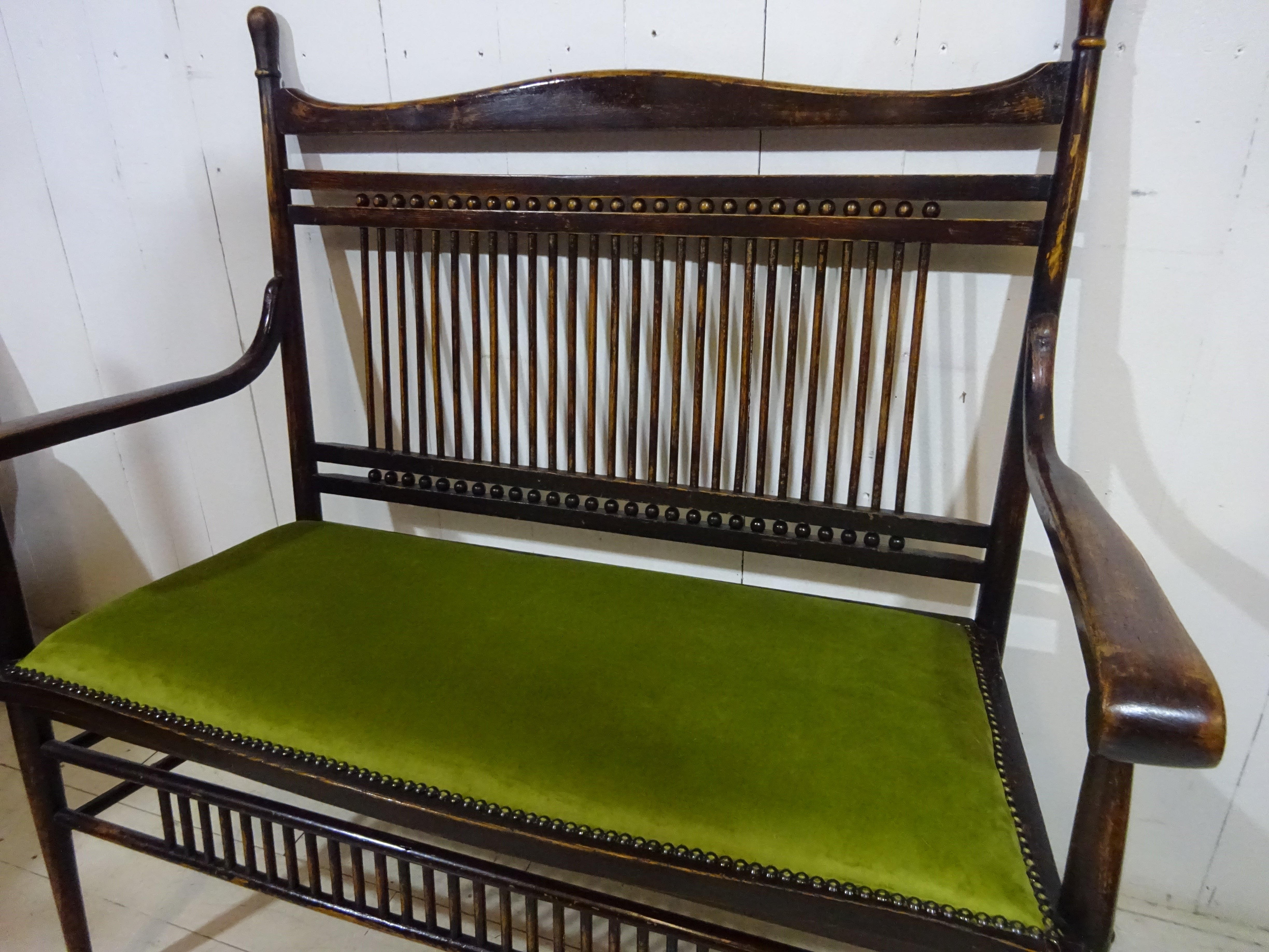 Arts 
Crafts Two Seat Window Bench