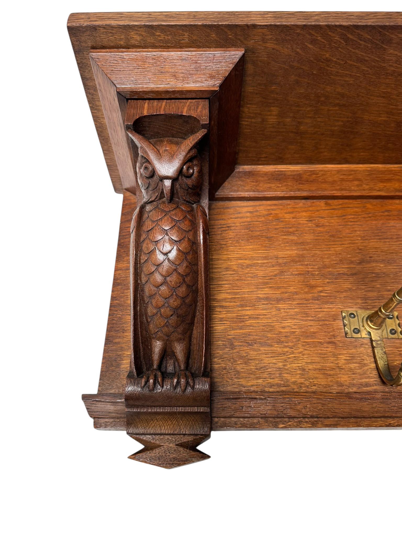 Perchero de pared Arts & Crafts de Kobus de Graaff, 1900 Artes y manualidades en venta