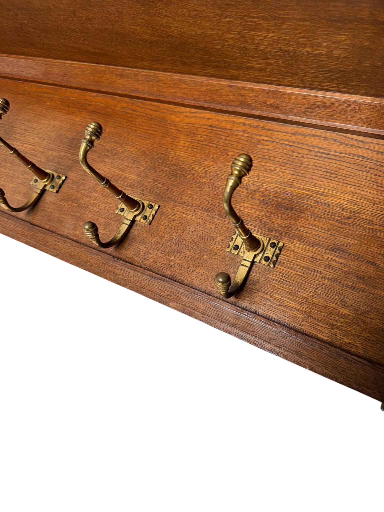 Perchero de pared Arts & Crafts de Kobus de Graaff, 1900 en Bueno estado para la venta en Amsterdam, NL