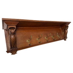 Arts & Crafts Wall Coat Rack by Kobus de Graaff, 1900s