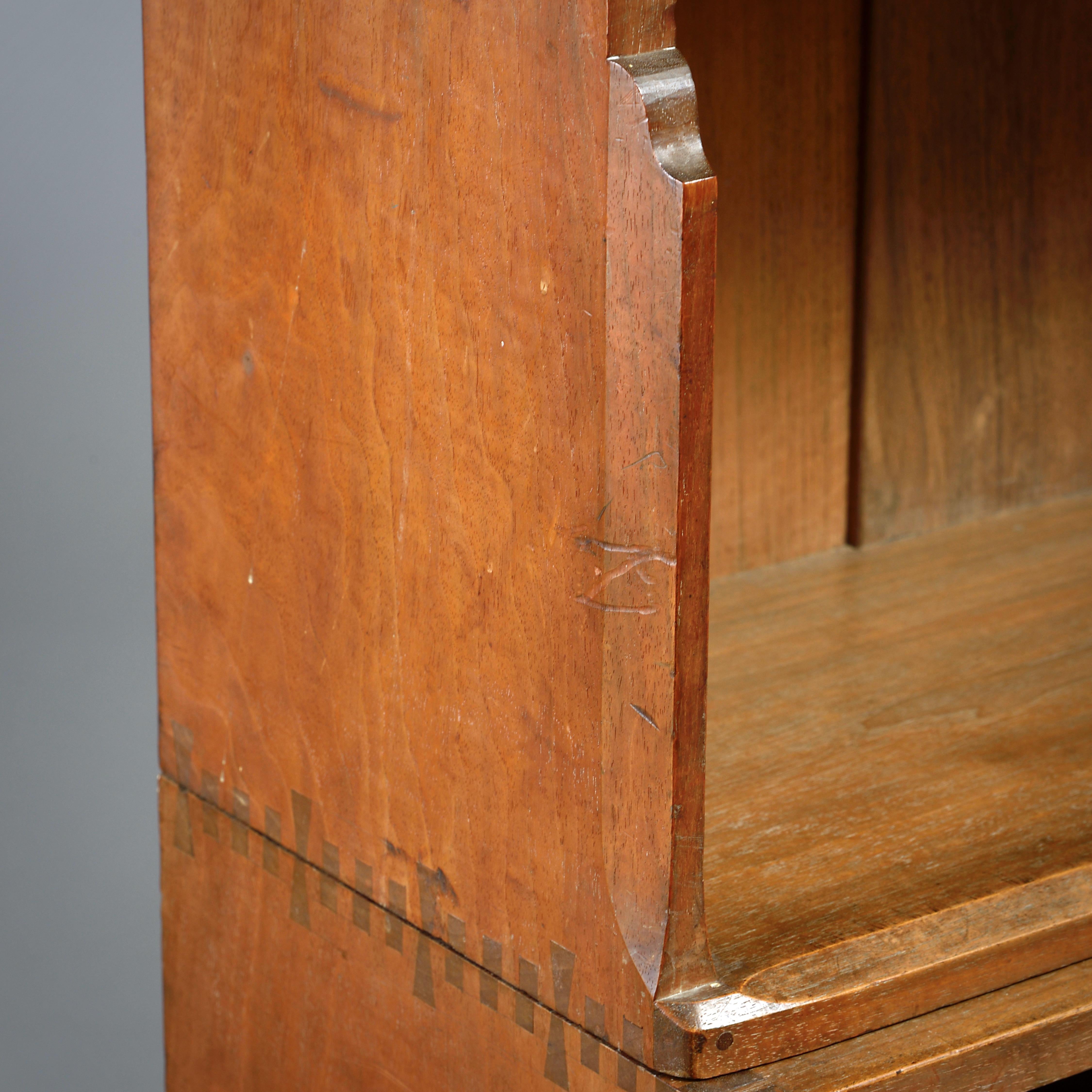 Arts & Crafts Walnut Bookcase Attributed to Ernest Gimson For Sale 2