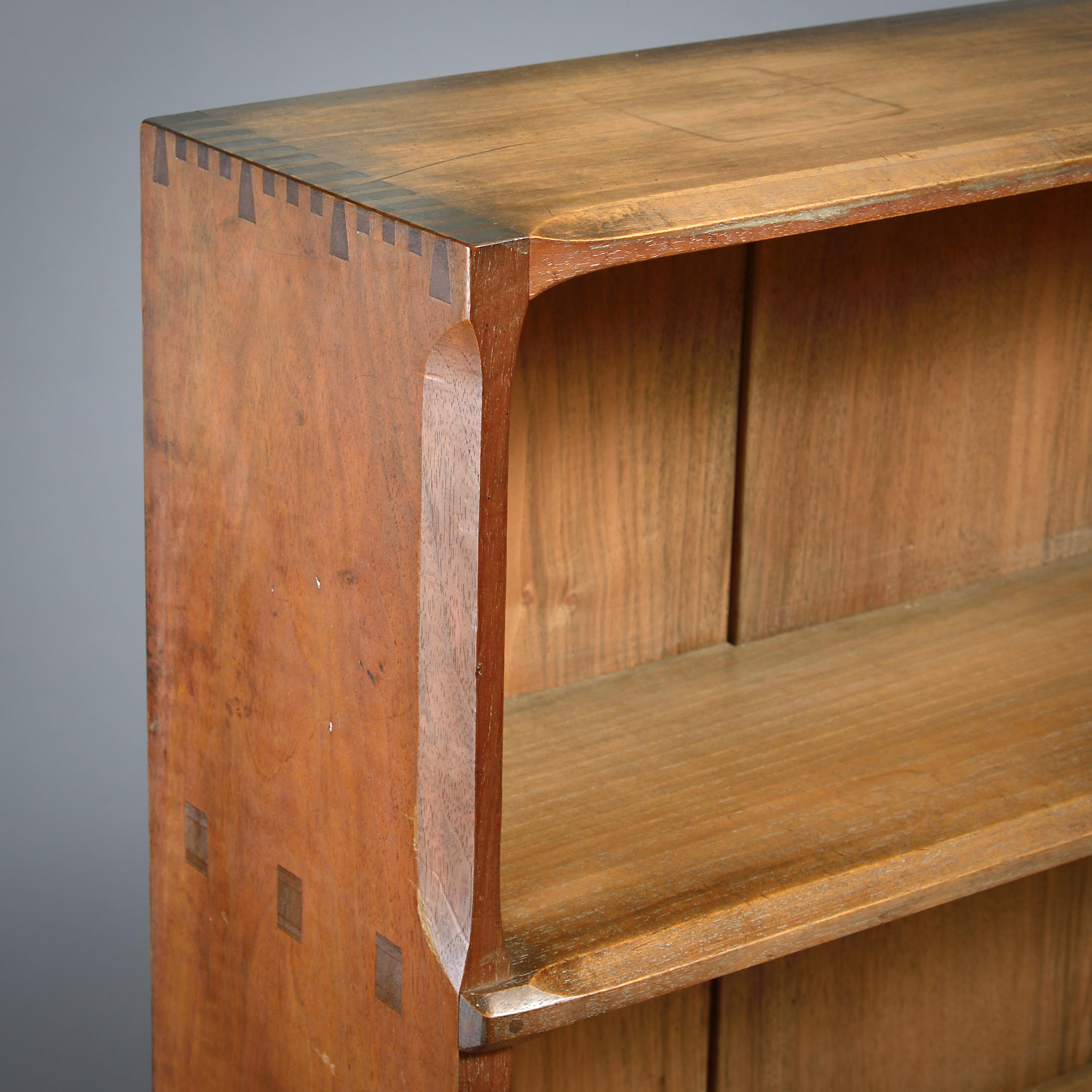 Arts & Crafts Walnut Bookcase Attributed to Ernest Gimson For Sale 3