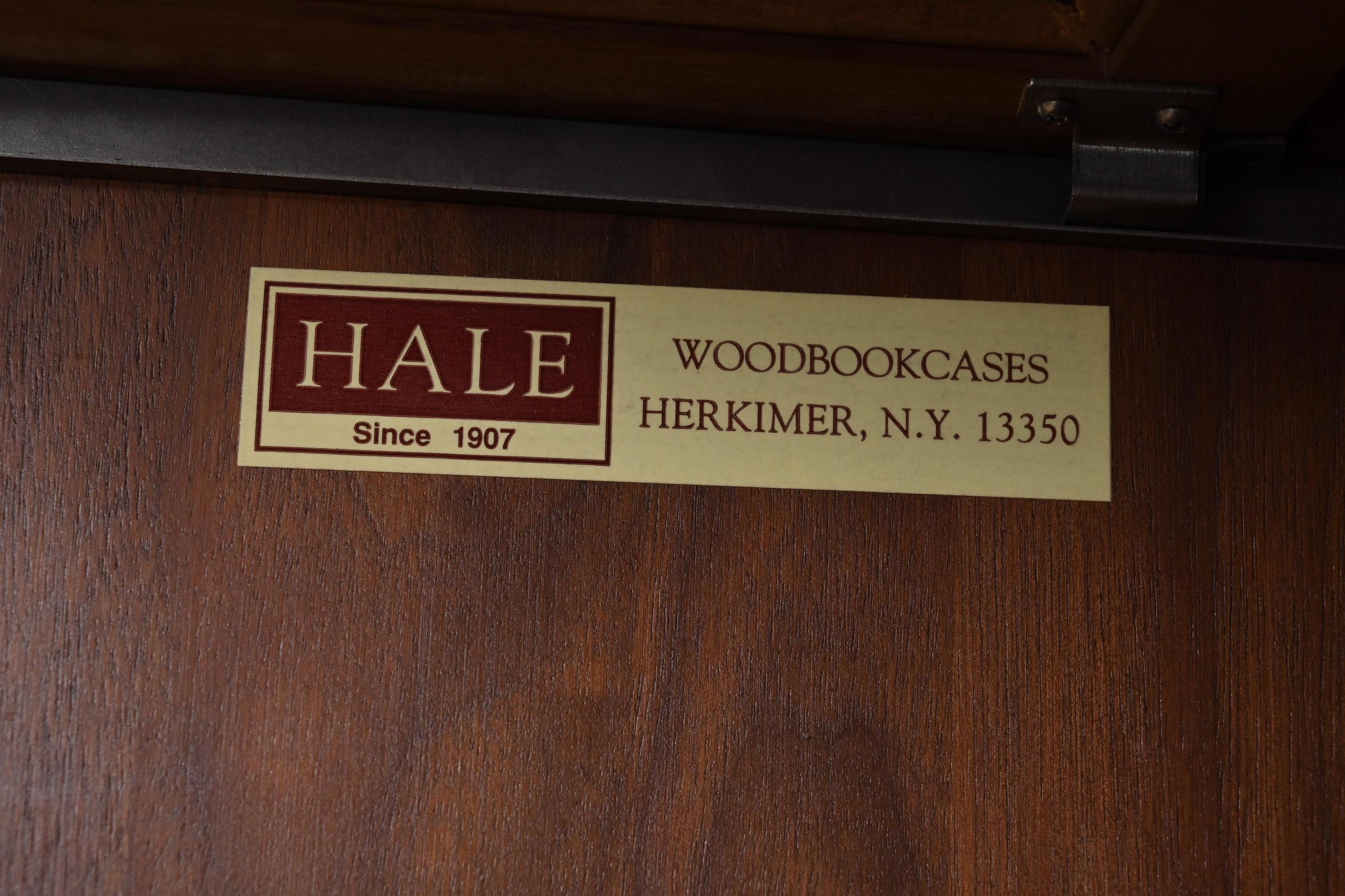 Arts & Crafts Walnut Six-Stack Barrister Bookcases by Hale, Pair 5