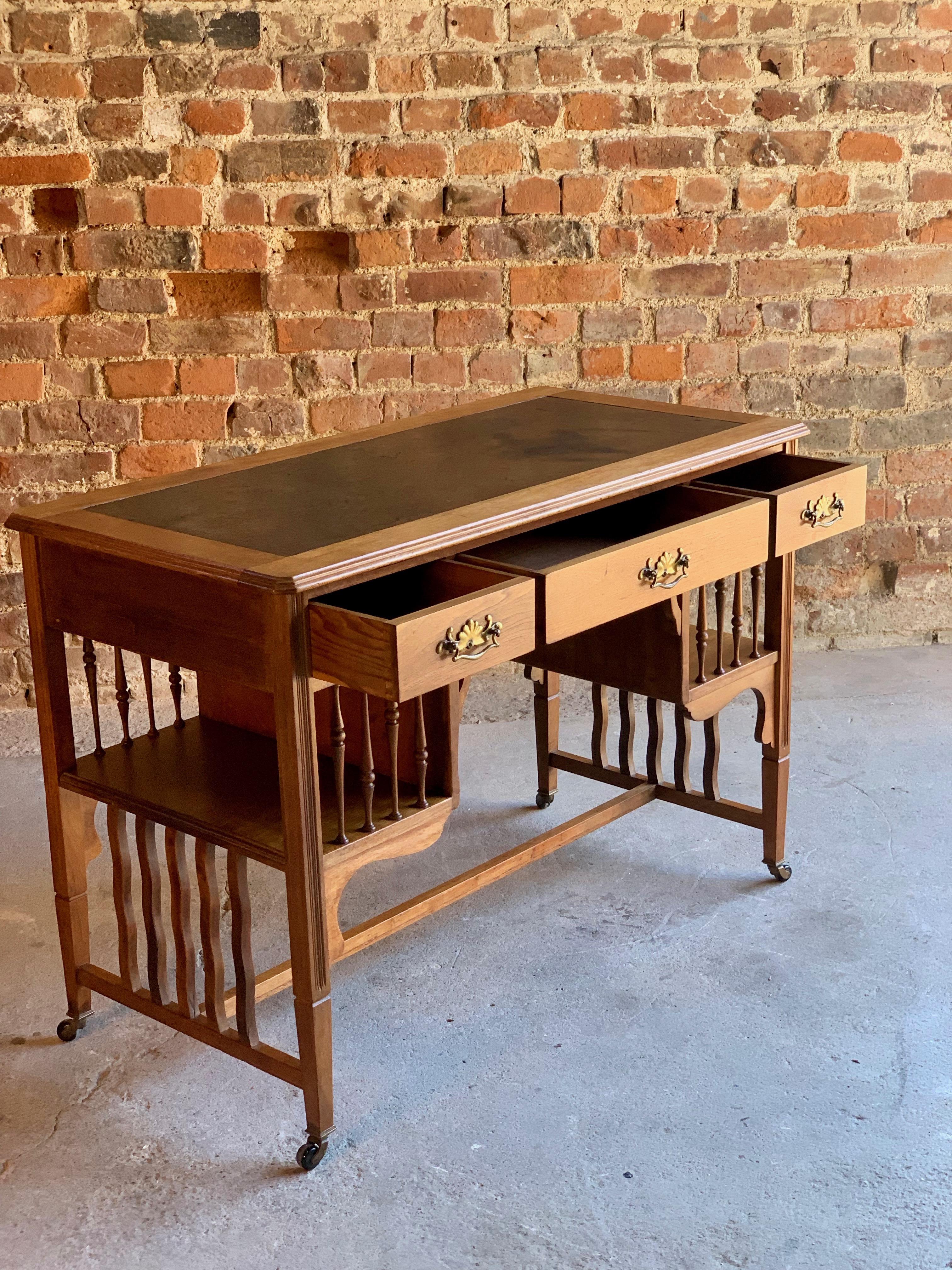 20th Century Arts & Crafts Walnut Writing Desk, circa 1920