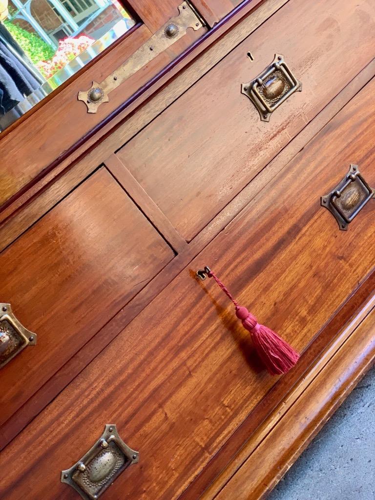 British Arts & Crafts Wardrobe by Shapland & Petter, circa 1920 For Sale