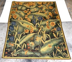 Arts & Crafts/ William Morris Stil Verdure Wandteppich Vögel, Schmetterlinge Laub