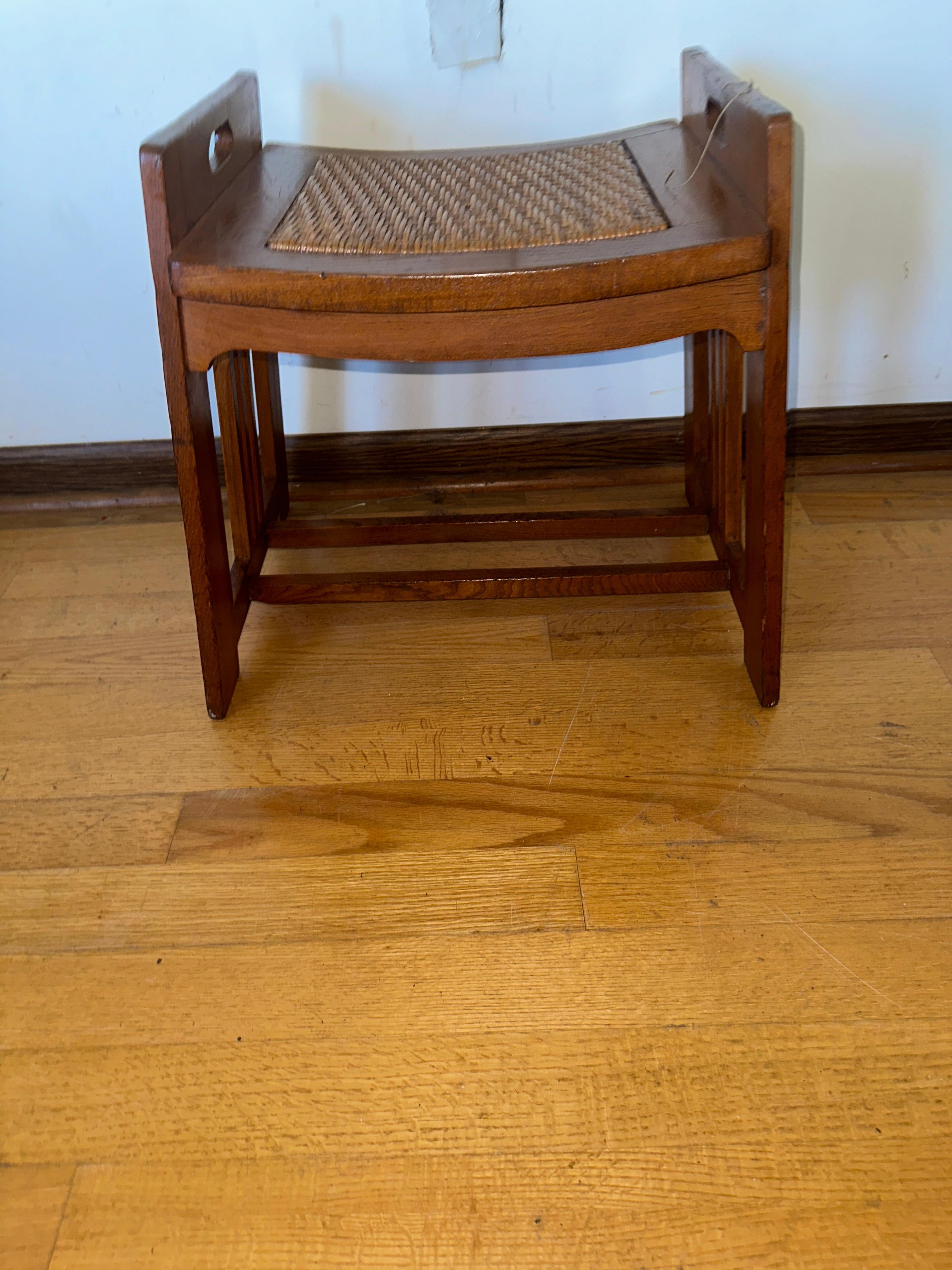 Arts and Crafts Sedile da finestra Arts & Crafts - epoca Stickley in vendita