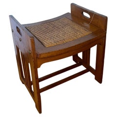 Arts and Crafts-Fenstersitz aus der Stickley-Ära