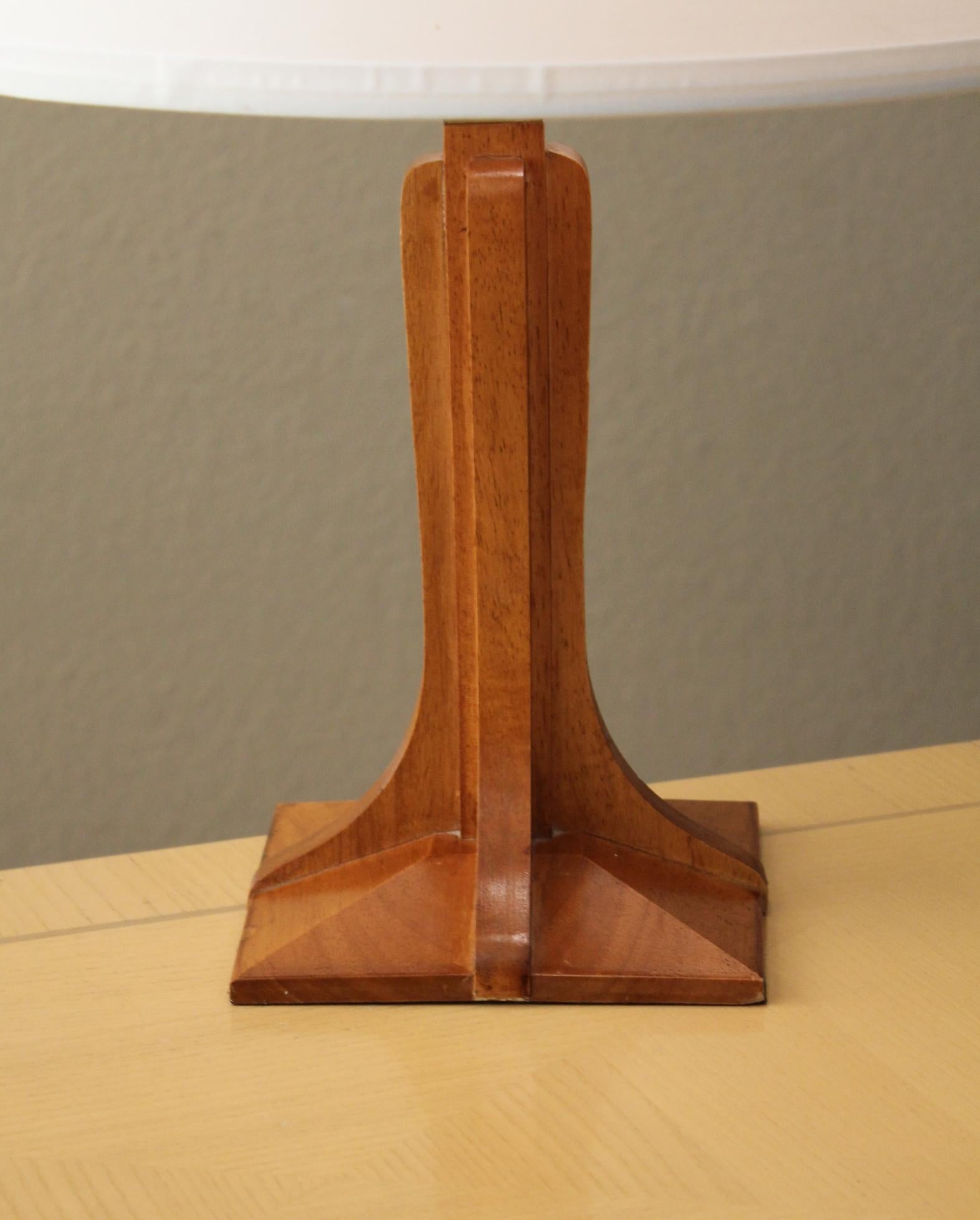 Arts and Crafts Lampe Arts & Crafts fabriquée à la main, 1950, Décor architectural du milieu du siècle OOAK en vente