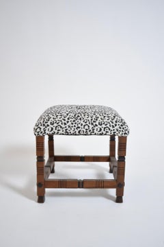 Arts & Crafts wooden stool, 1920s