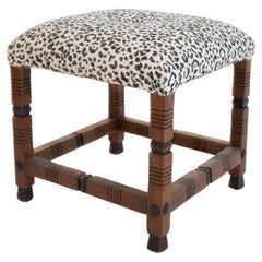 Arts & Crafts wooden stool, 1920s