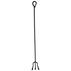 Arts & Crafts Wrought Iron Fireplace Tool Poker Fork
