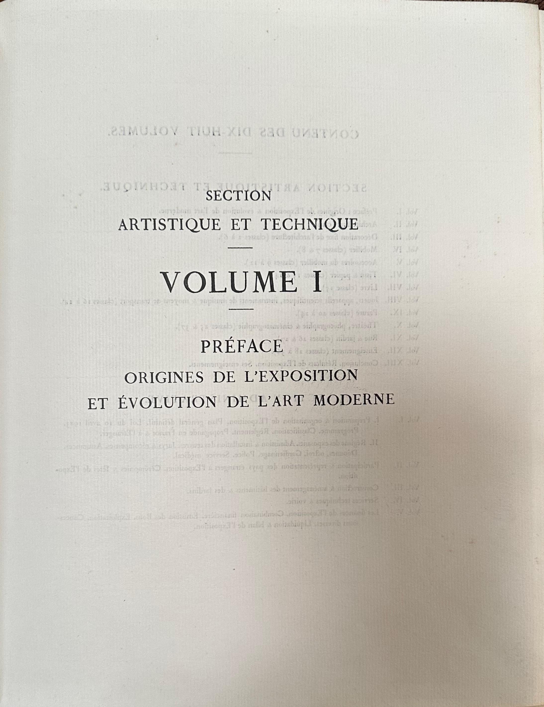 Arts Decoratifs Et Industriels Modernes Encyclopedie, 12 Bücher, 1925 Art déco  (Frühes 20. Jahrhundert) im Angebot