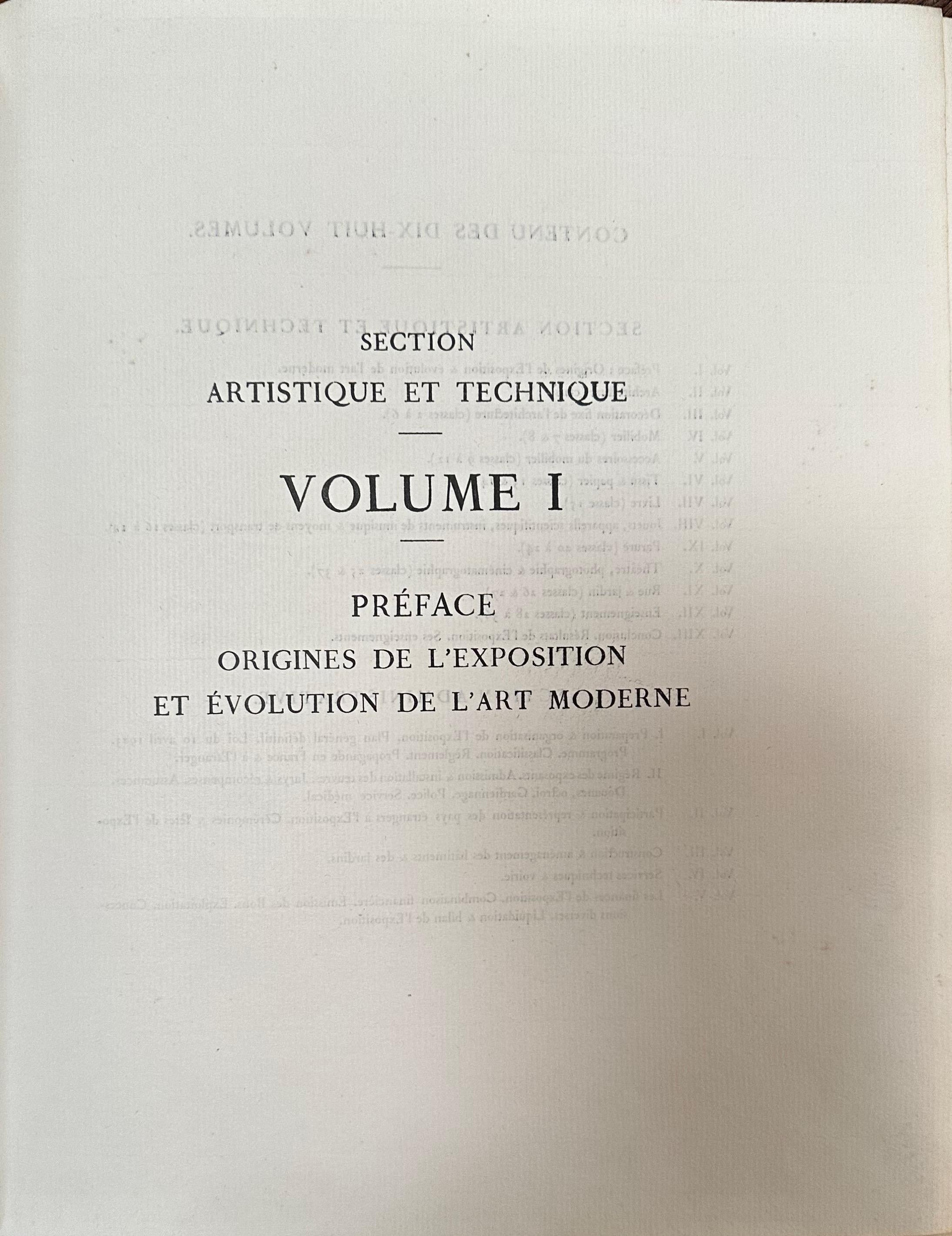 Early 20th Century Arts Decoratifs Et Industriels Modernes Encyclopedie, 12 Books, 1925 Art Deco For Sale