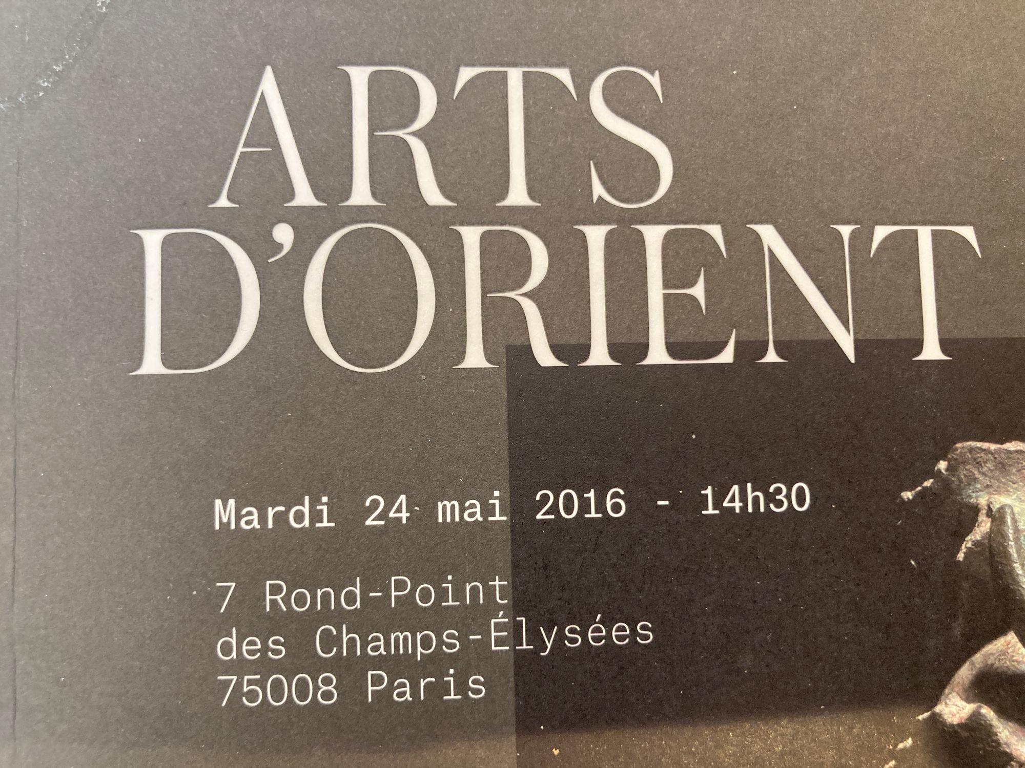 Arts D'orient May 24 2016 Artcurial Auction Catalog, Paris Oriental Art Book For Sale 8