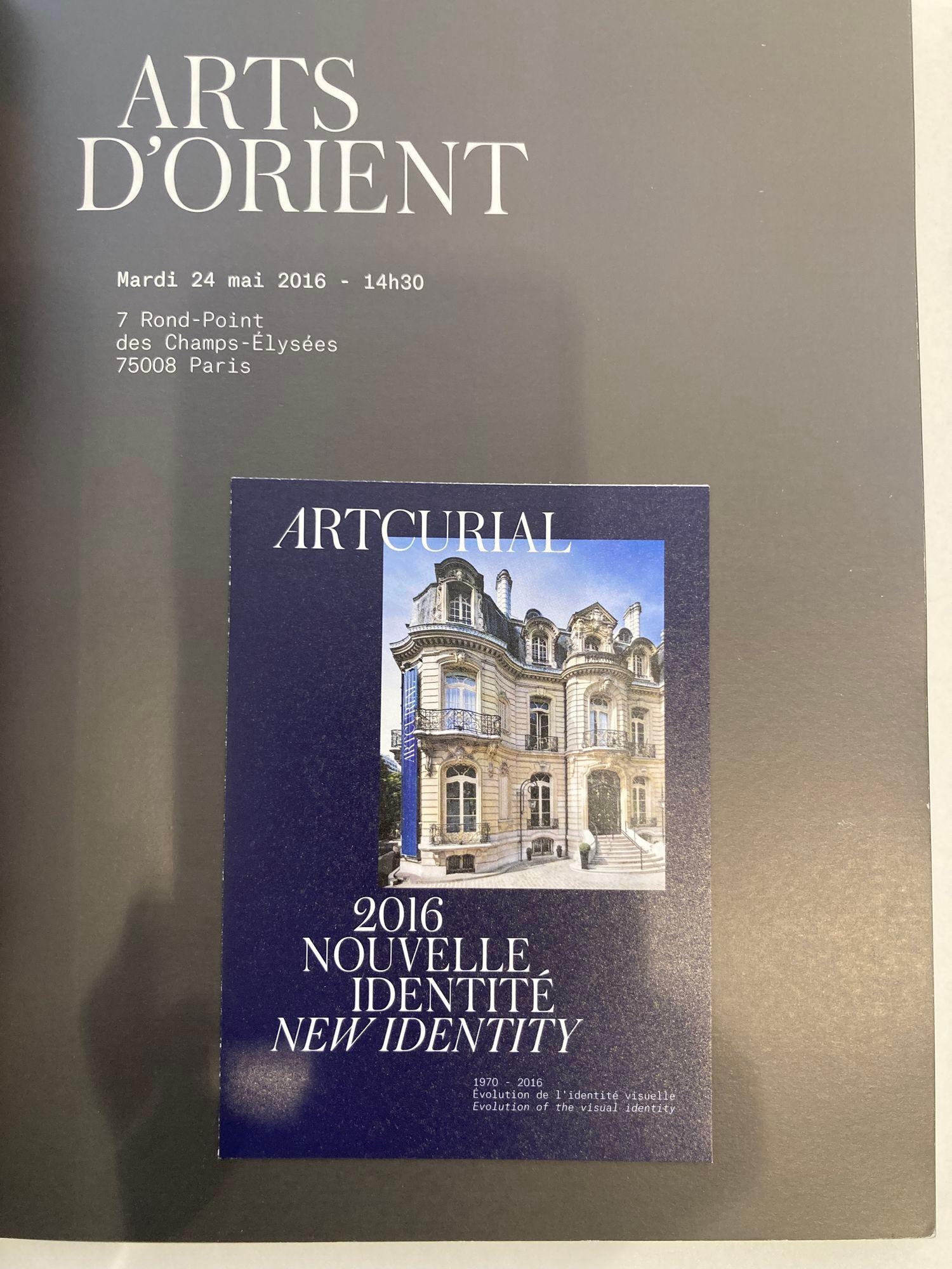 French Arts D'orient May 24 2016 Artcurial Auction Catalog, Paris Oriental Art Book For Sale