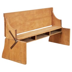 Antique Arts School Bench
