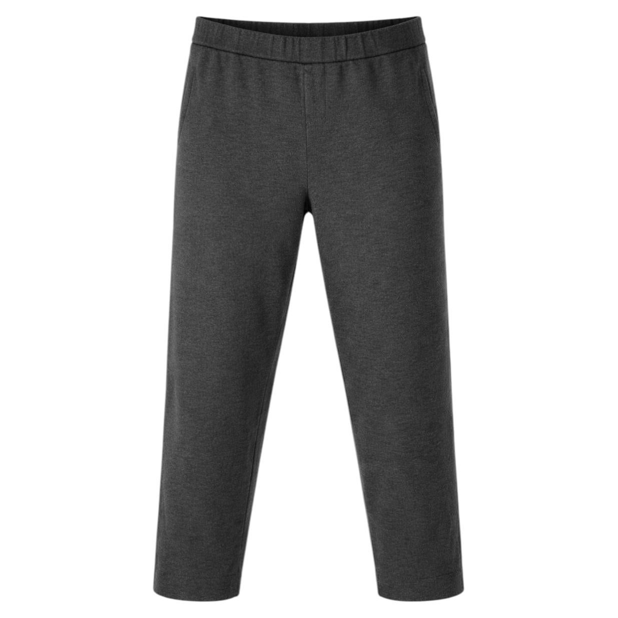 Arts & Science Charcoal Wool Knit Cropped Pants