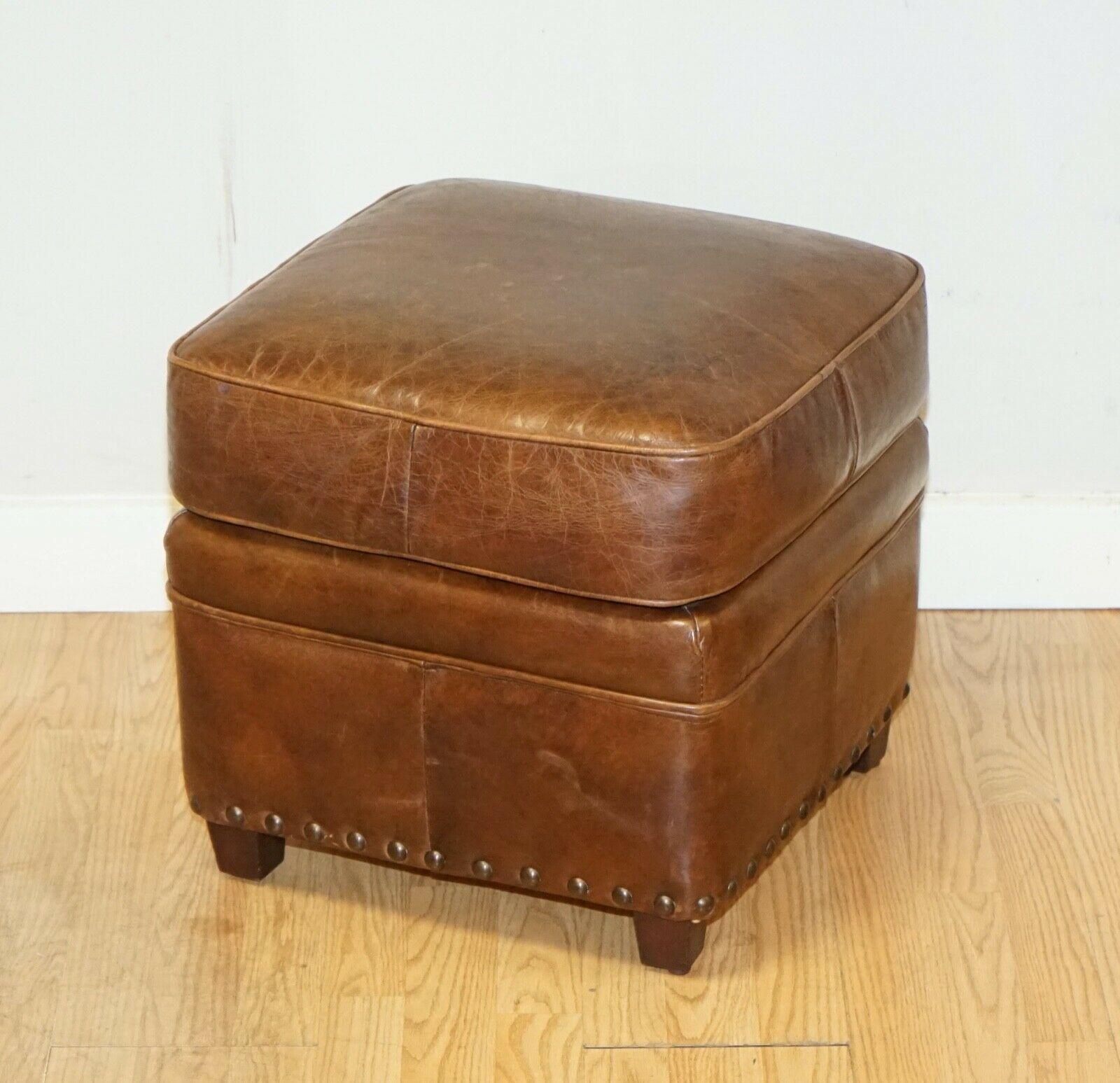 We are delighted to sell this stunning Artsome Vintage footstool. There will be normal age-related patina marks from honest use, please view the detailed pictures carefully as they form part of the description.
 We have deep cleaned, waxed and hand