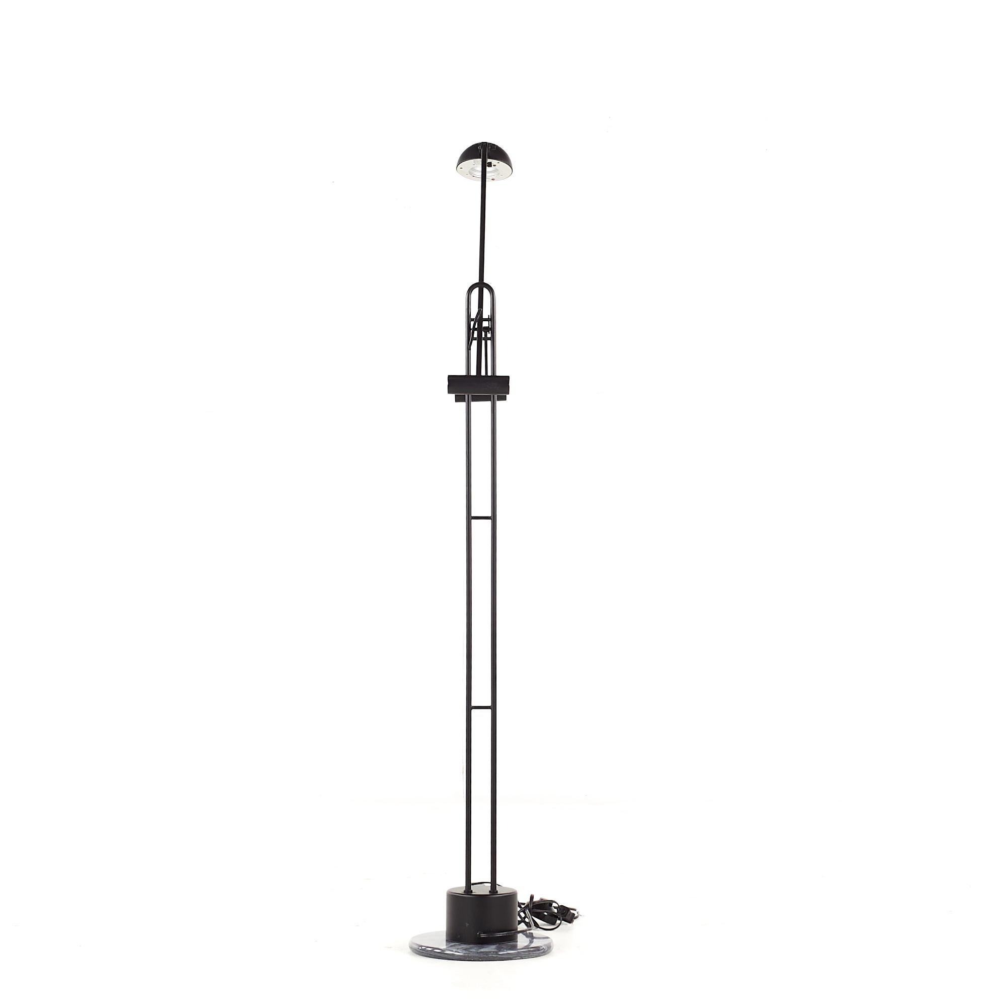 Artup Style Postmodern Cantilevered Marble Base Floor Lamp - Pair For Sale 1