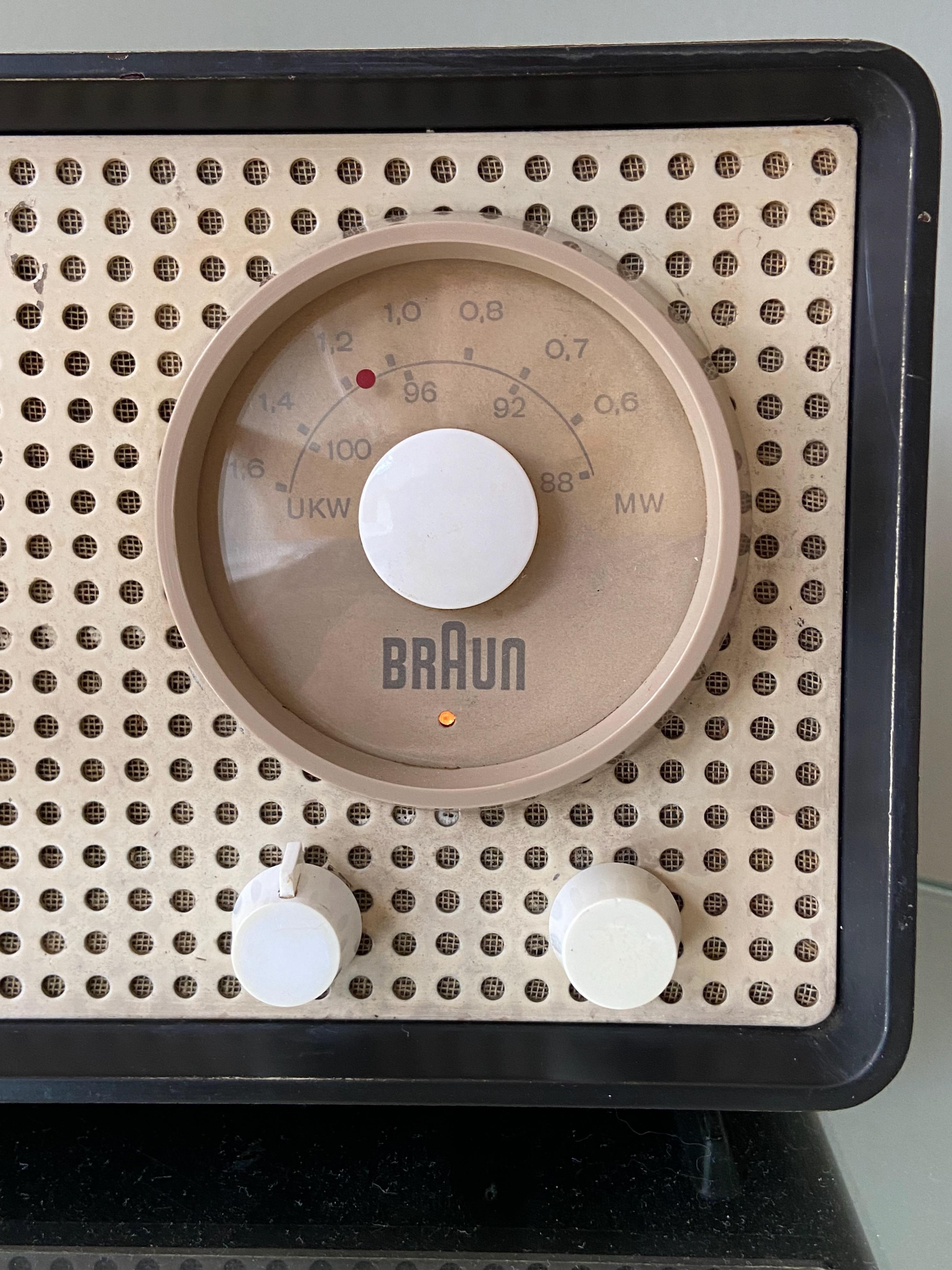 Artur Braun & Fritz Eichler Braun Radio SK3 from 1960's Made in Germany 5