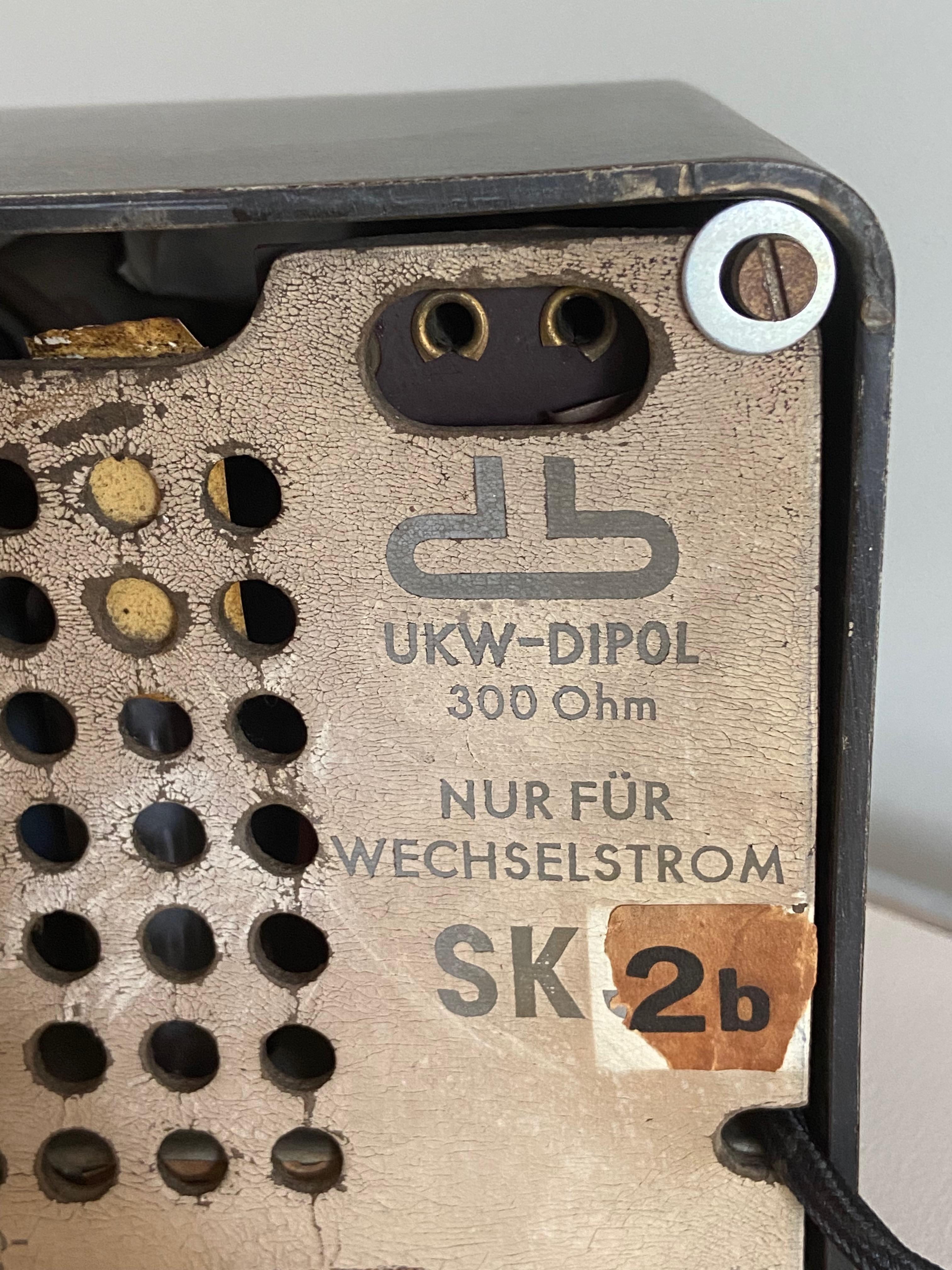 Artur Braun & Fritz Eichler Braun Radio SK3 from 1960's Made in Germany 6