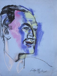 G. Gershwin. 1998. Paper, pastel, 64x45 cm