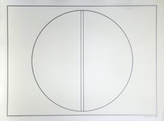 Sinóptico, serigrafía abstracta geométrica de Arturo Bourasseau