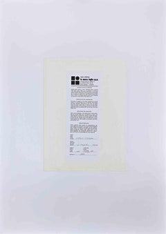 The Black Creature - Lithograph by Arturo Carmassi - 1973