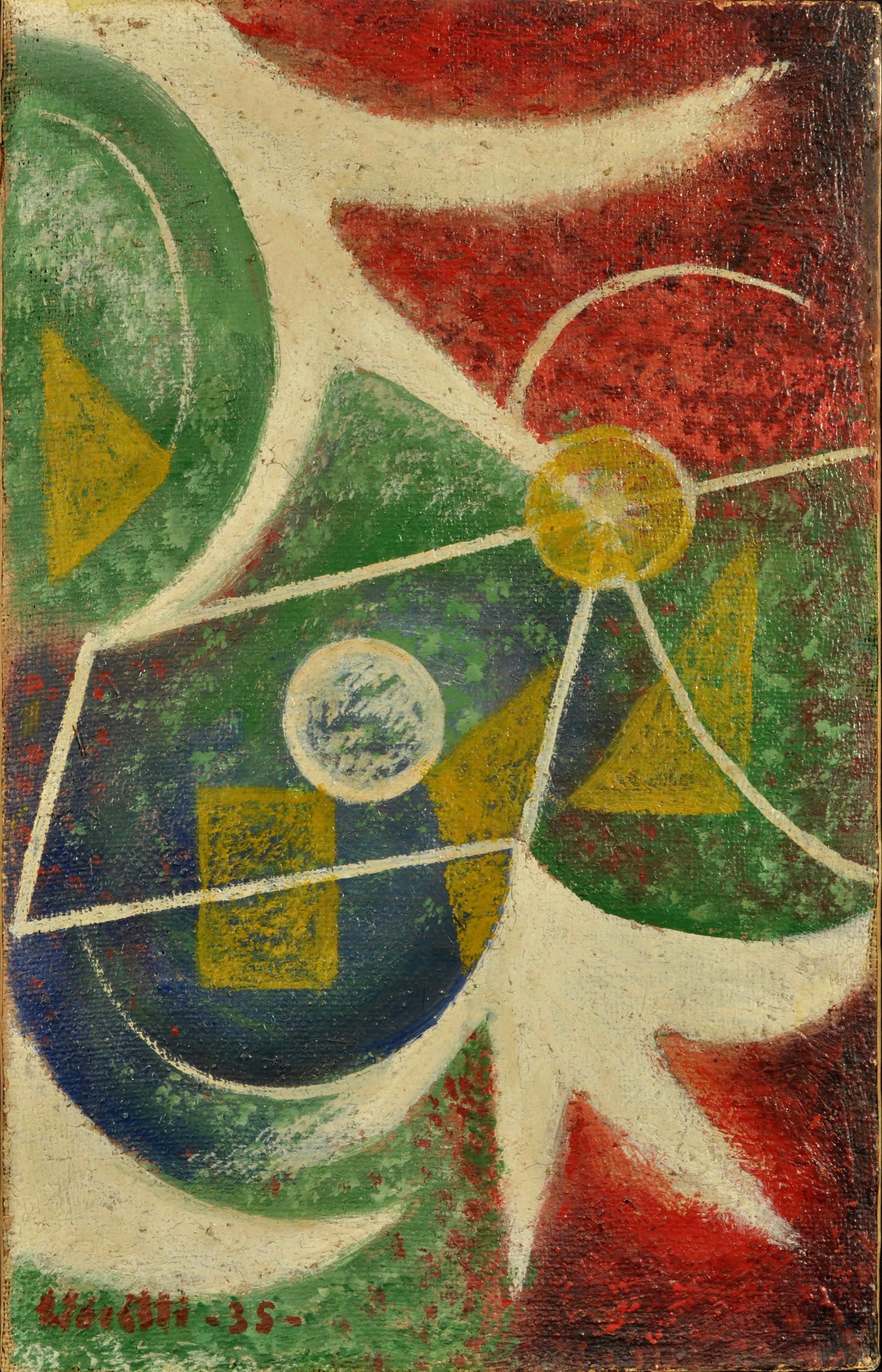 Abstract Painting di Arturo Ciacelli - Floreale n2
