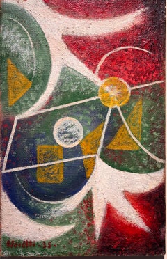 "Floreale N°2" olio su tela cm. 37 x 58 1935