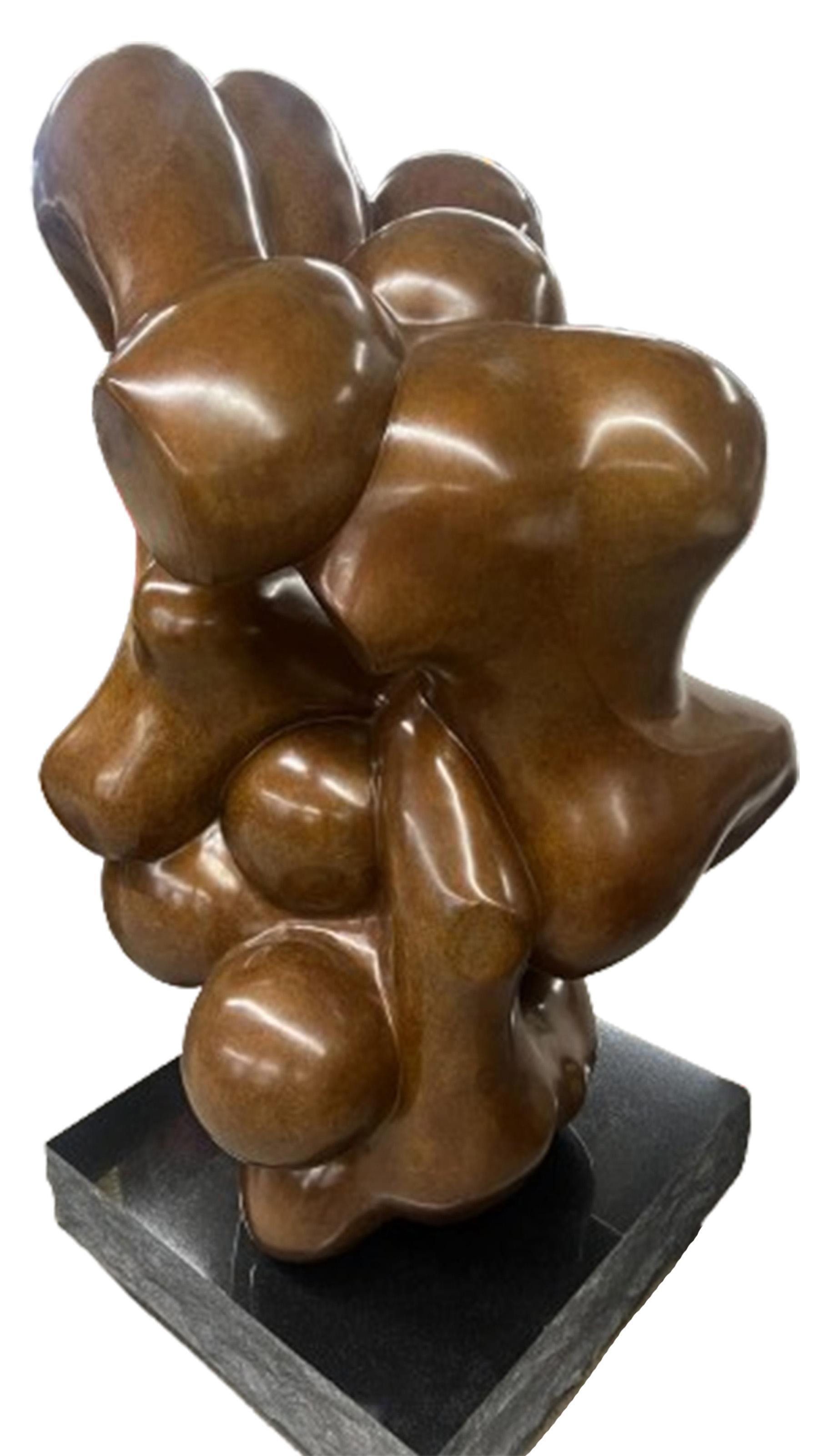 Abstract Figures, Modern Bronze Sculpture by Arturo Di Modica For Sale 1