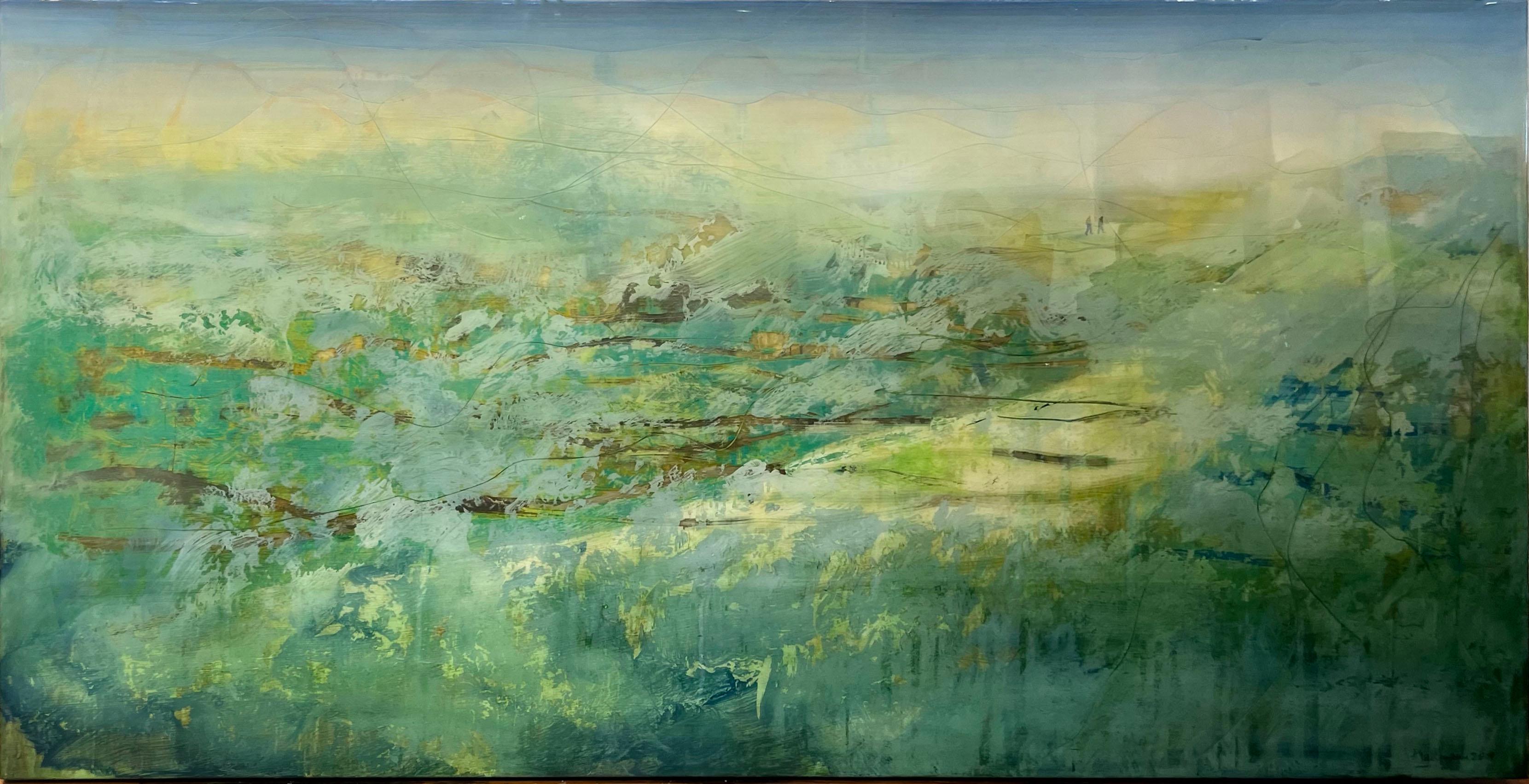 FARAWAY LAND - Painting by Arturo Mallmann
