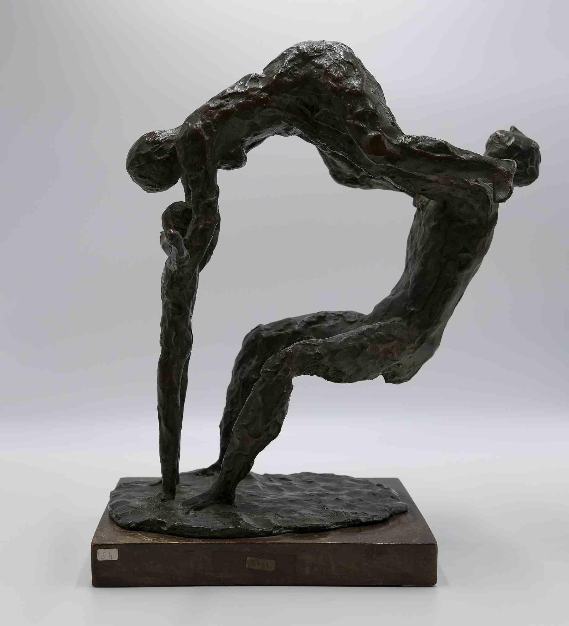Acrobat-Familie  Bronzeskulptur von Arturo Martini – 1936 im Angebot 1