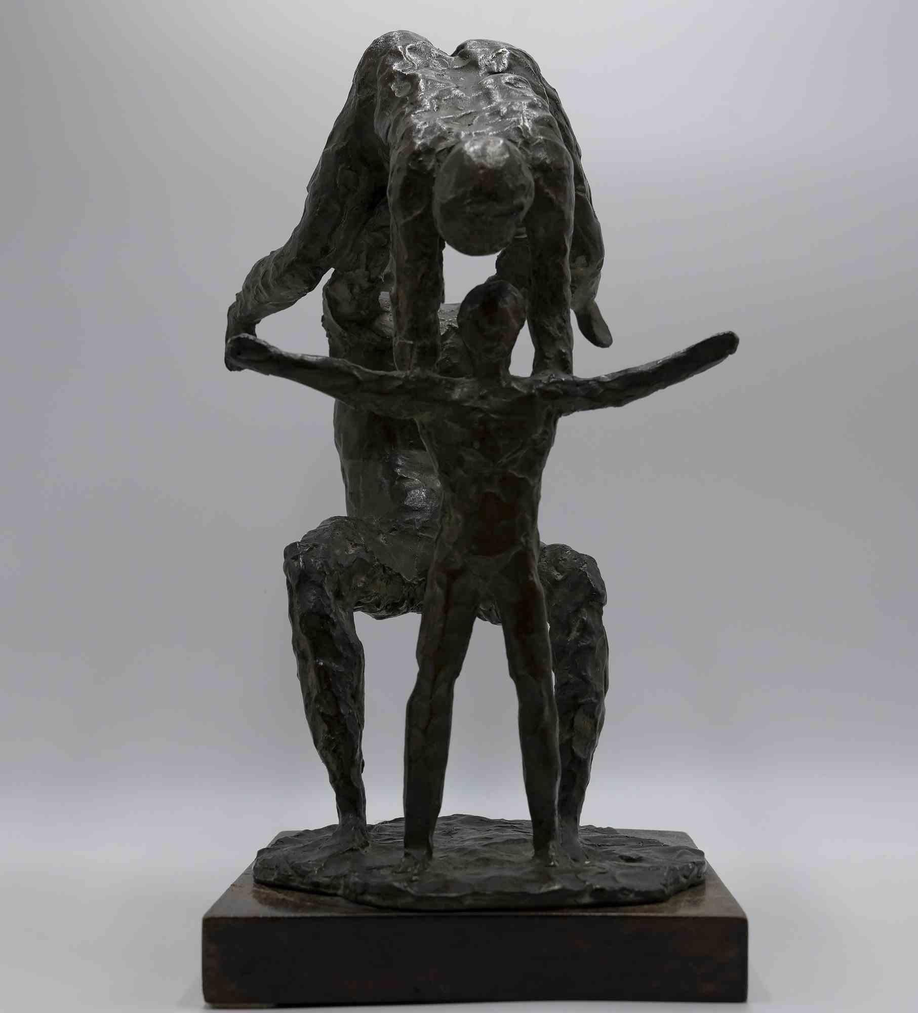 Acrobat-Familie  Bronzeskulptur von Arturo Martini – 1936 im Angebot 3