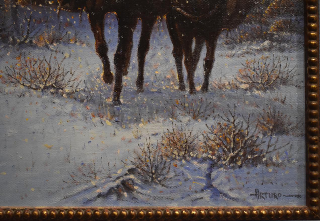 Arturo Mercado
(1938 -2016)
Austin Artist
Image Size: 20 x 14.5
Frame Size: 30 x 25
Medium: Oil ON CANVAS
