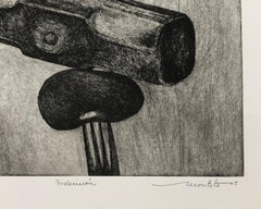 Arturo Montoto, ¨Indecisión¨, 2005, Grabado, 18,5x13,6 pulg.