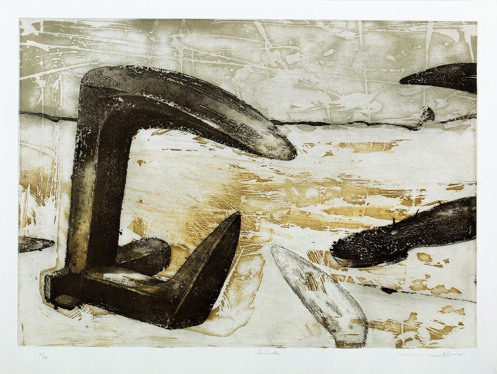 Arturo Montoto (Cuba, 1965)
'La Huella', 2005
engraving on paper Velin Arches 300 g.
22.9 x 30.6 in. (58 x 77.5 cm.)
Edition of 50
ID: MON-102
Unframed